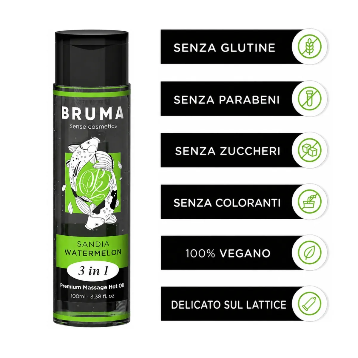 Olio Massaggi Commestibile Anguria 100 ml