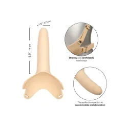 Dildo per viso indossabile in silicone 14 cm