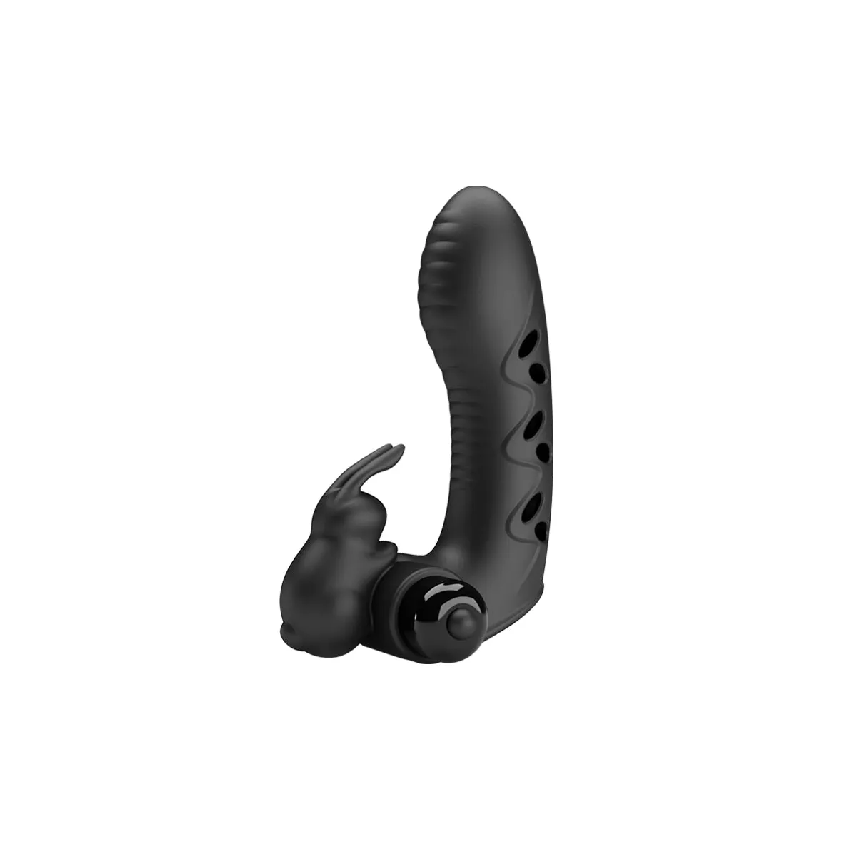 Vibratore da dito clitorideo nero