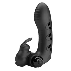 Vibratore da dito clitorideo nero