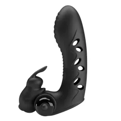 Vibratore da dito clitorideo nero