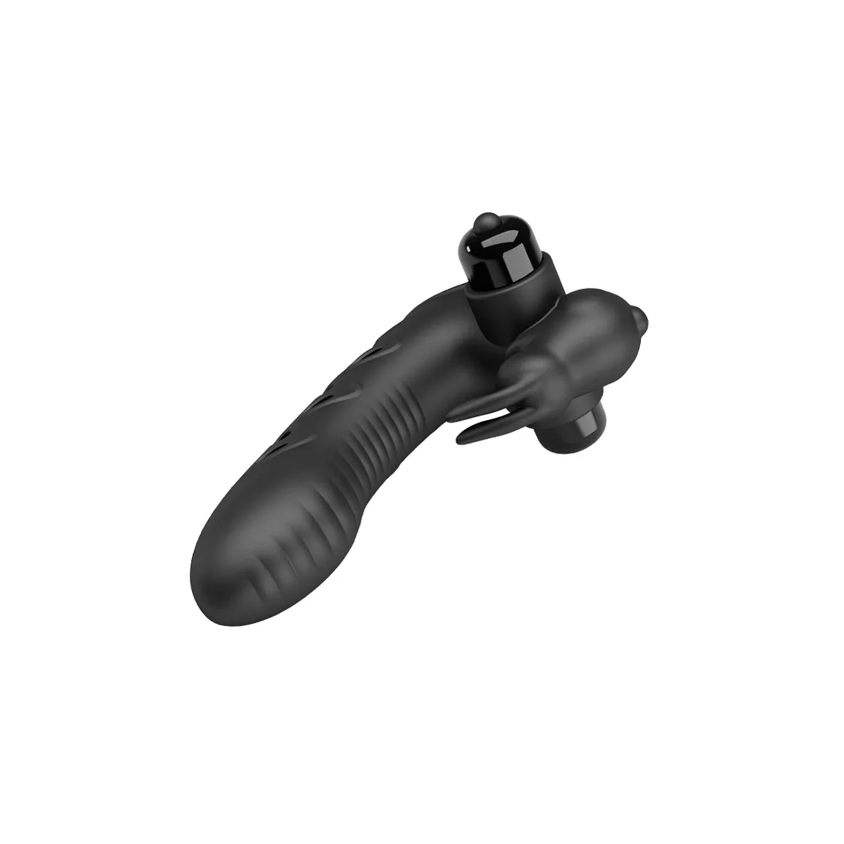 Vibratore da dito clitorideo nero