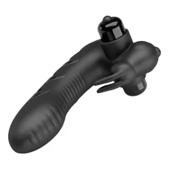 Vibratore da dito clitorideo nero