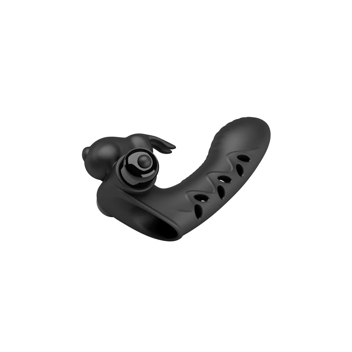 Vibratore da dito clitorideo nero