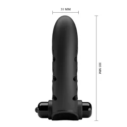 Vibratore da dito clitorideo nero