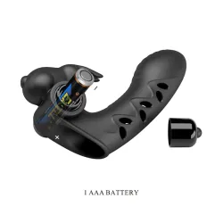 Vibratore da dito clitorideo nero