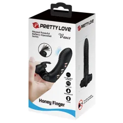 Vibratore da dito clitorideo nero