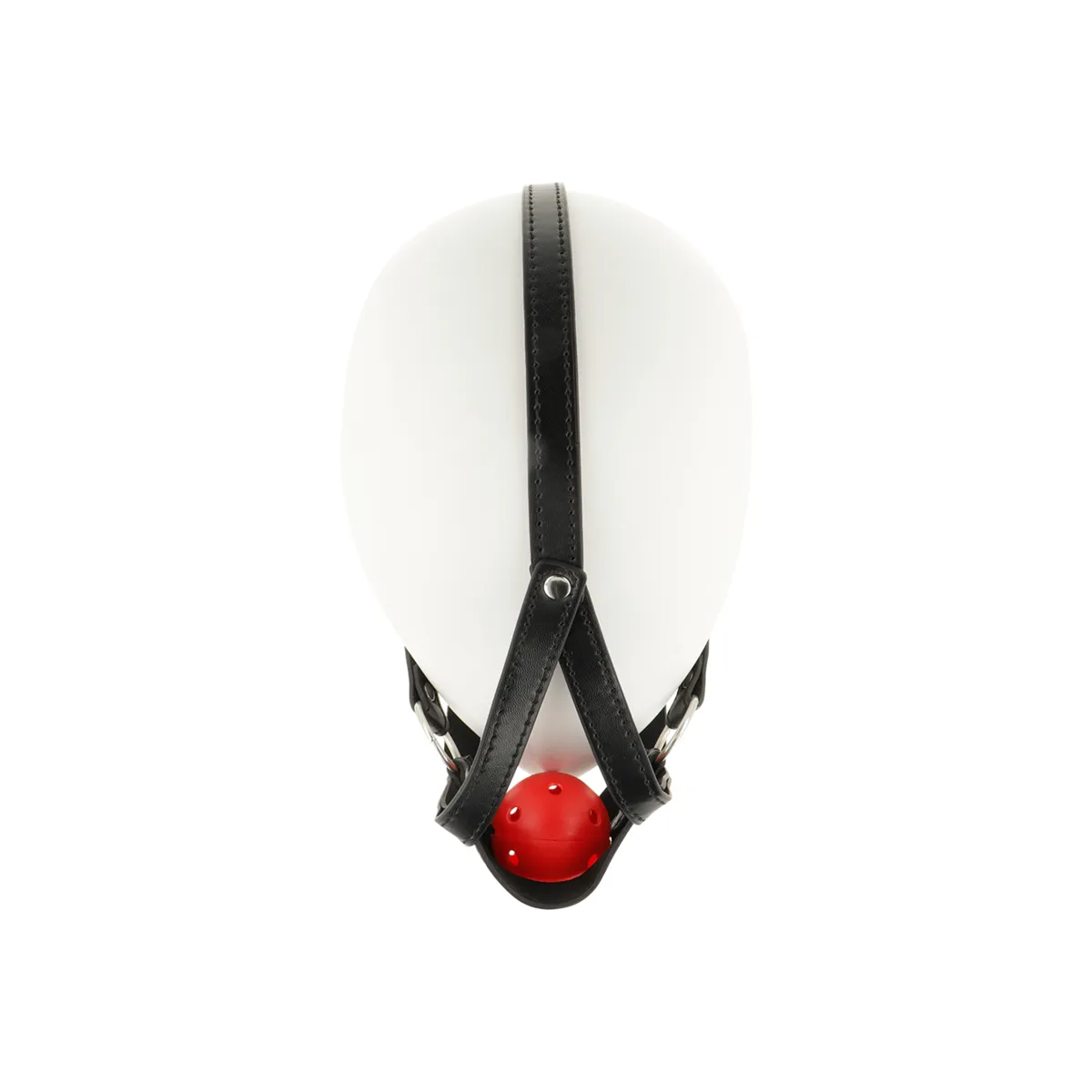 Imbracatura da viso BDSM con ball gag