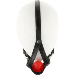 Imbracatura da viso BDSM con ball gag