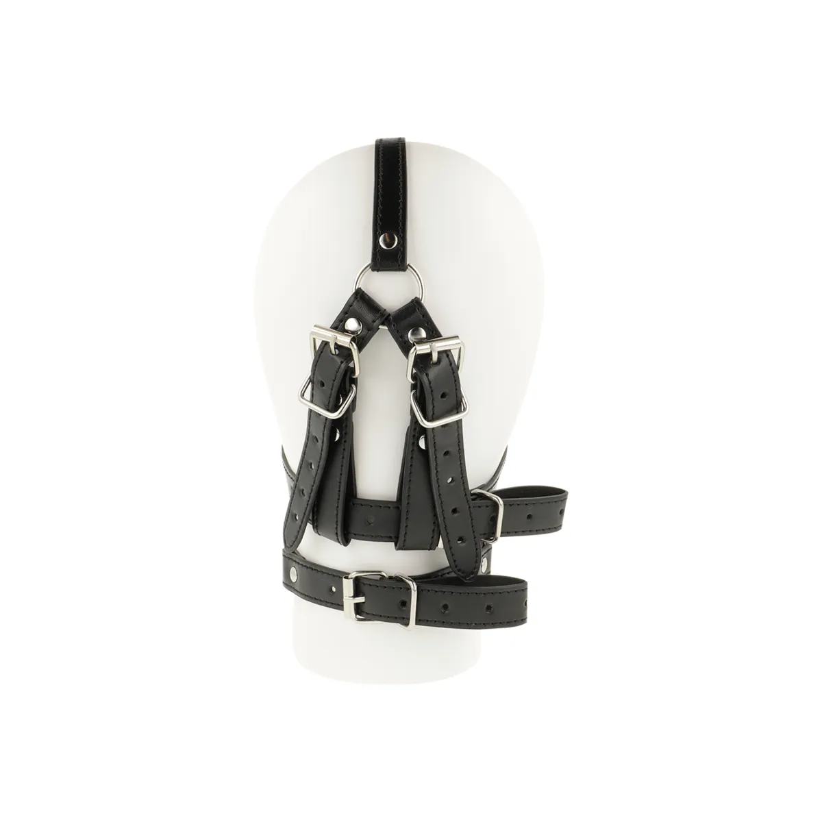 Imbracatura da viso BDSM con ball gag
