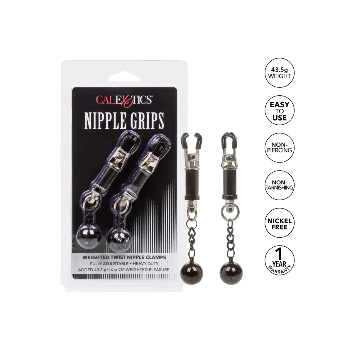 Pinze per capezzoli con pesi Nipple Press