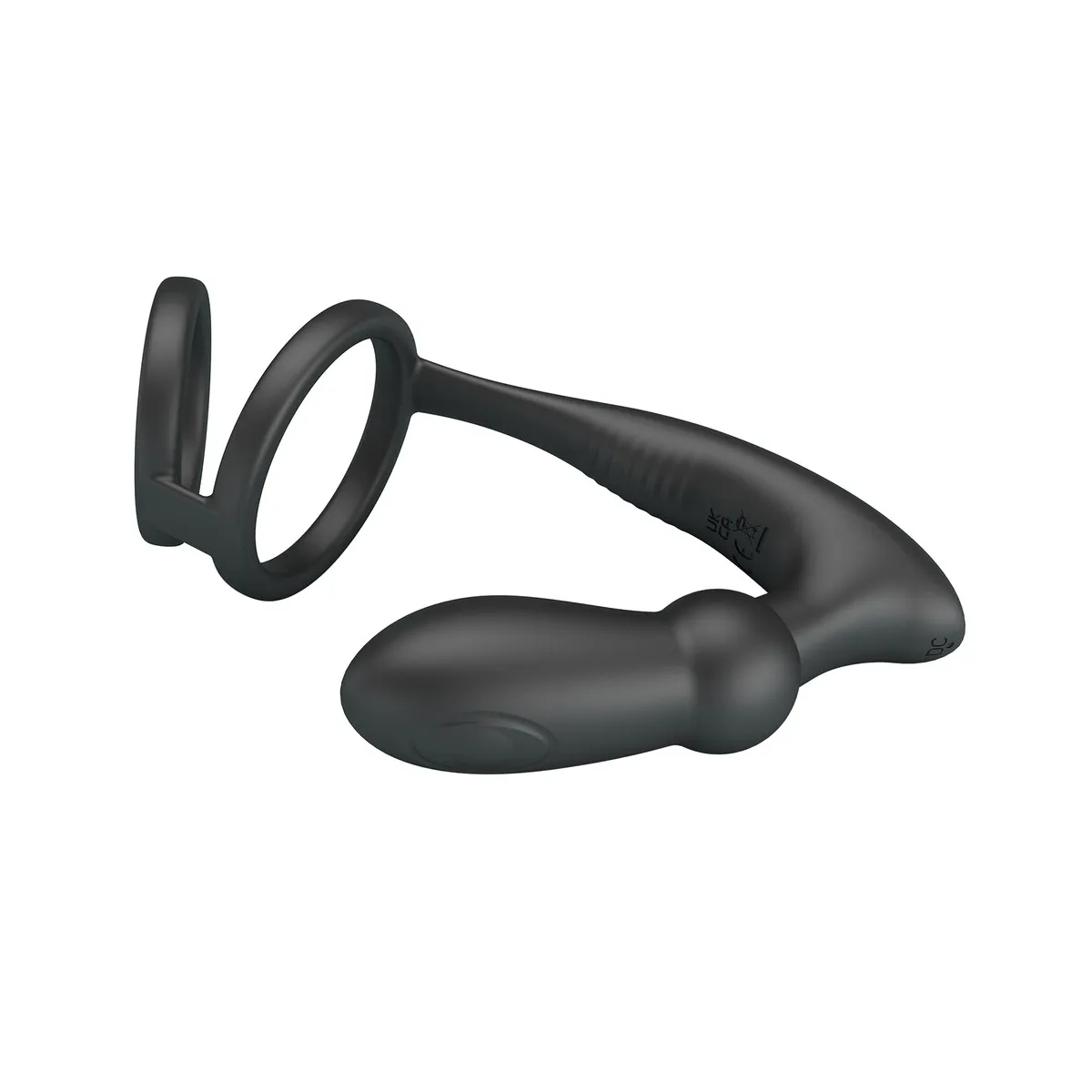 Vibratore prostata con anello fallico doppio