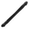 Dildo Doppio con venature nero 45 cm Dildo Doppio con venature nero 45 cm