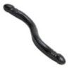 Dildo Doppio con venature nero 45 cm Dildo Doppio con venature nero 45 cm