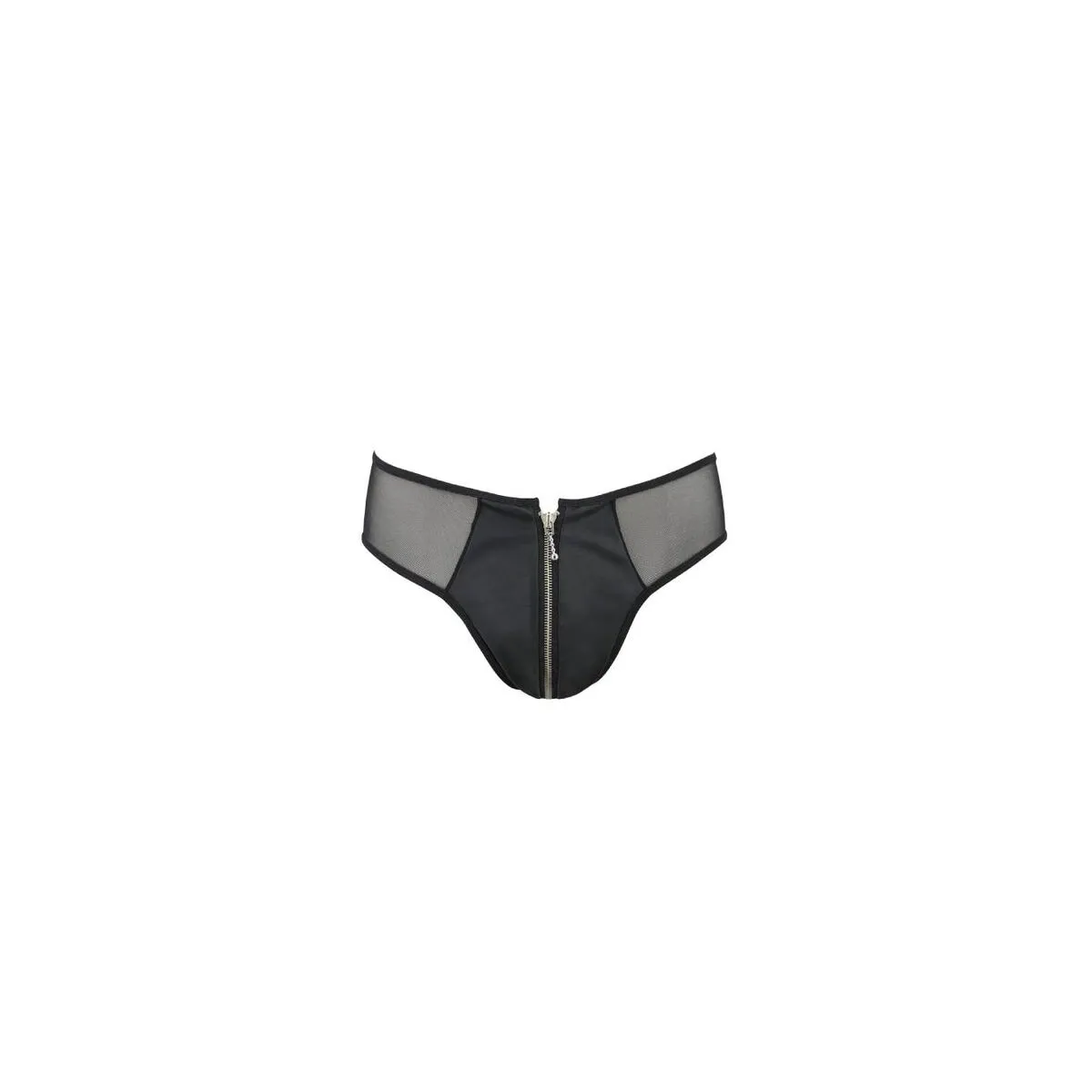 Slip sexy uomo con cerniera fetish nero