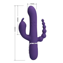 Vibratore Rabbit tripla stimolazione tarzan