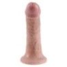 Fallo realistico con ventosa chiaro 16,7 cm