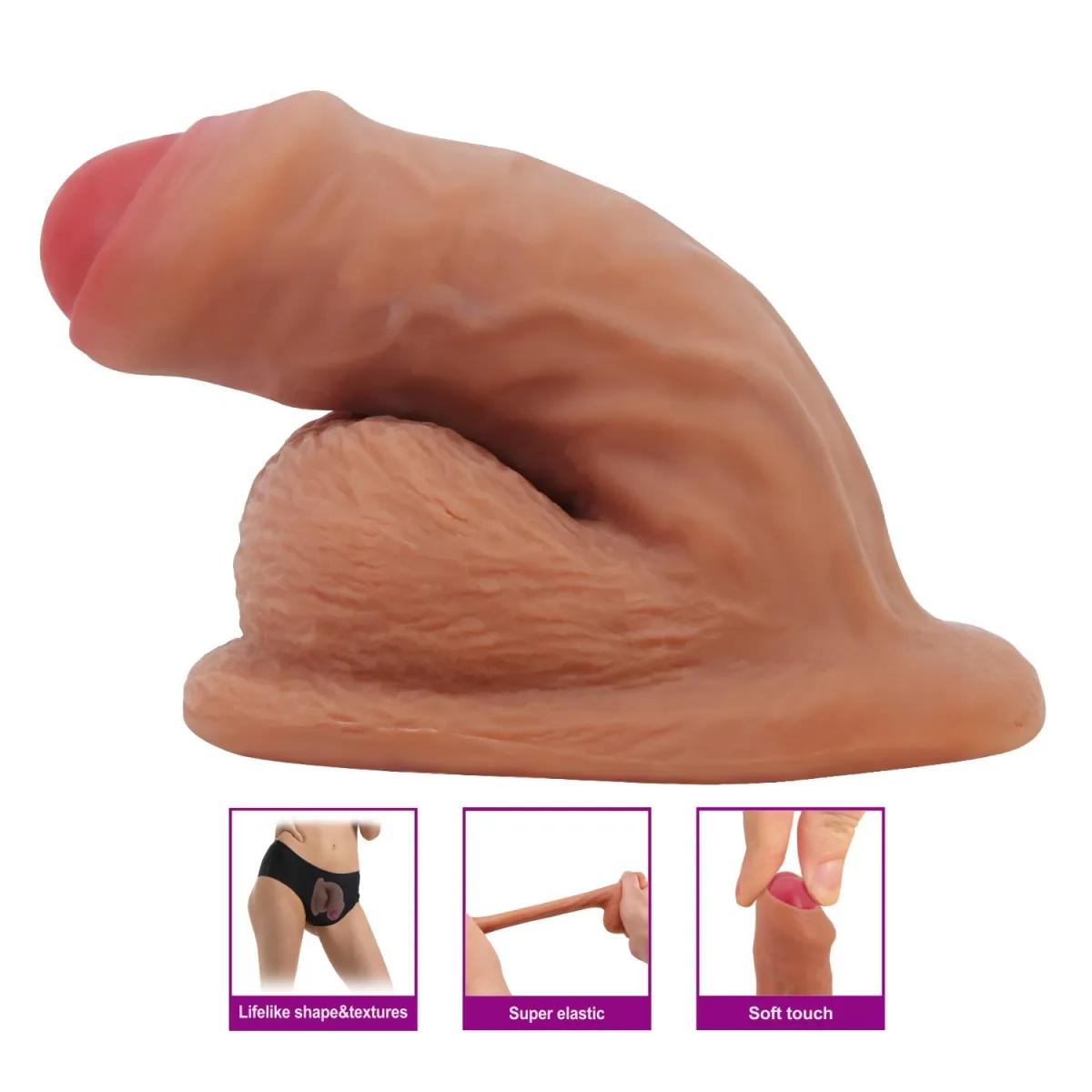 Packer FTM pene realistico 13,5 cm