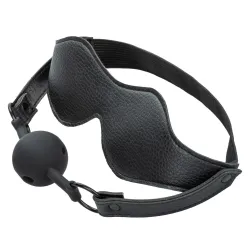 Ball Gag traspirante e maschera copri occhi