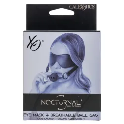Ball Gag traspirante e maschera copri occhi