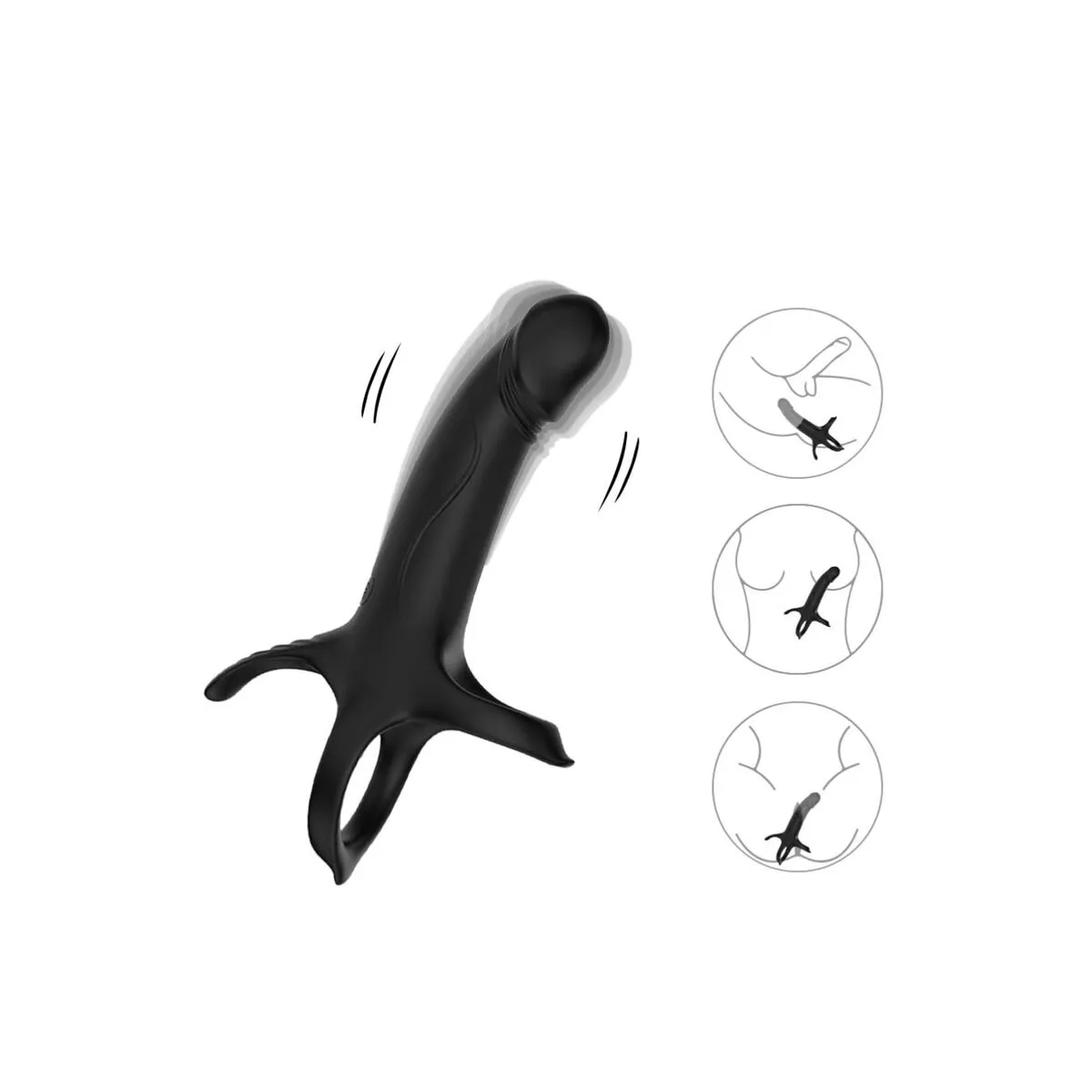 Vibratore indossabile doppia penetrazione