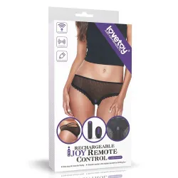 Slip vibrante in pizzo con telecomando