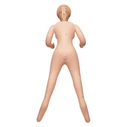 Bambola gonfiabile bionda bocca vagina ano
