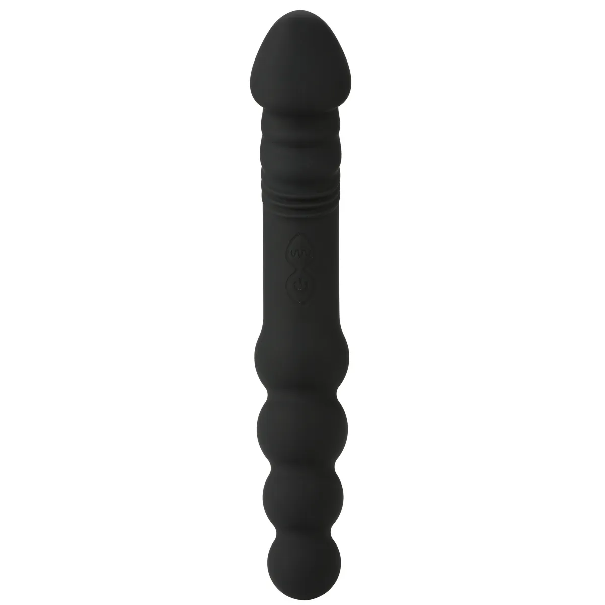 Vibratore doppio realistico e sfere anali