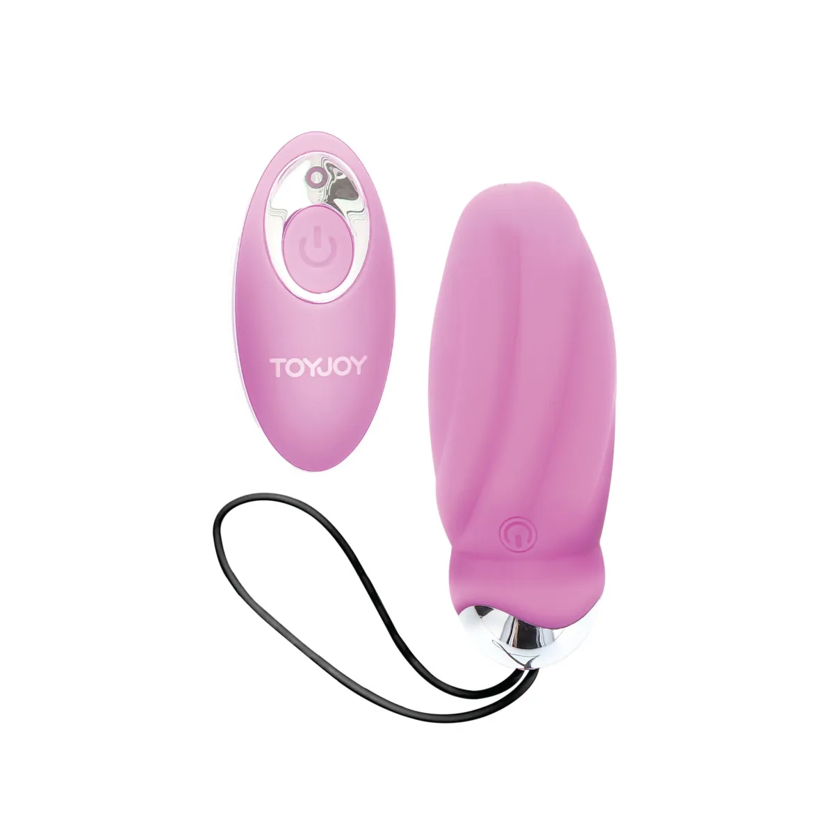 Ovetto vibrante rosa con perle rotanti