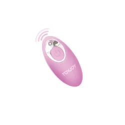 Ovetto vibrante rosa con perle rotanti
