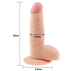 Dildo Realistico Ultra Soft Dude 18 cm Ø 4,5