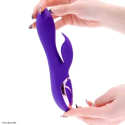 Vibratore Rabbit liscio Silicone 20 cm