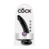 Fallo realistico ventosa Cock nero 19,5 cm Fallo realistico ventosa Cock nero 19,5 cm