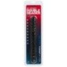 Dildo Doppio con venature nero 30 cm Dildo Doppio con venature nero 30 cm