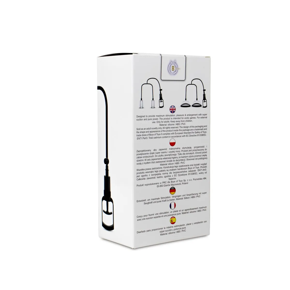 Set succhia capezzoli e clitoride con pompa