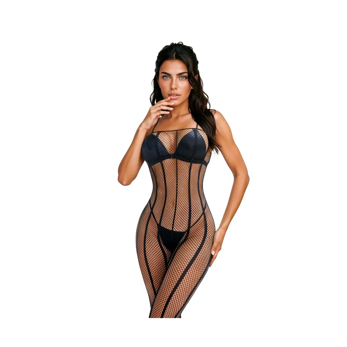 Bodystocking Sexy a rete senza cavallo