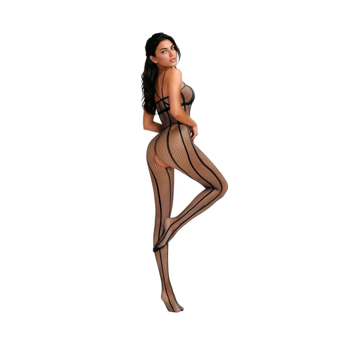 Bodystocking Sexy a rete senza cavallo