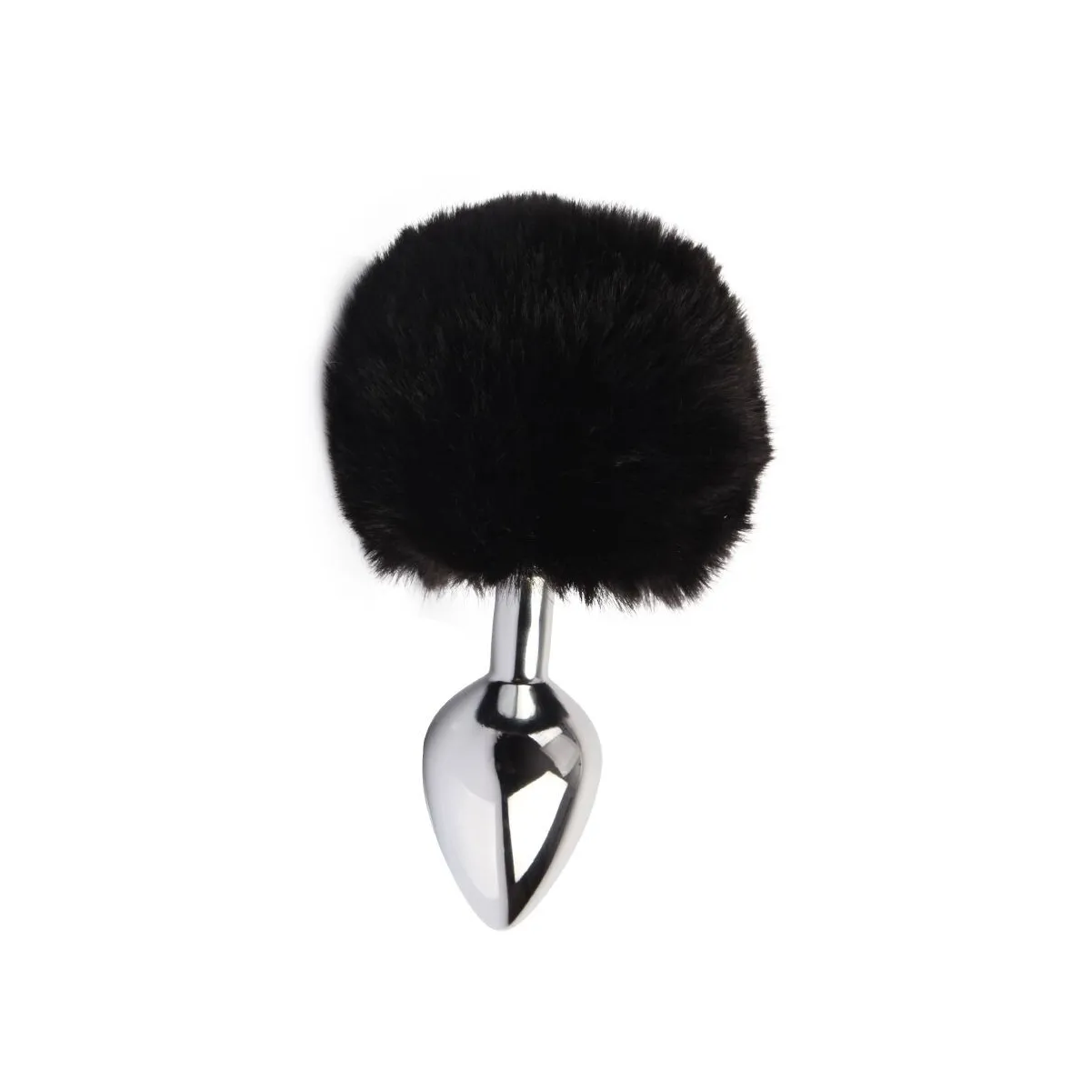 Plug Anale metallo bunny Tail 14 cm