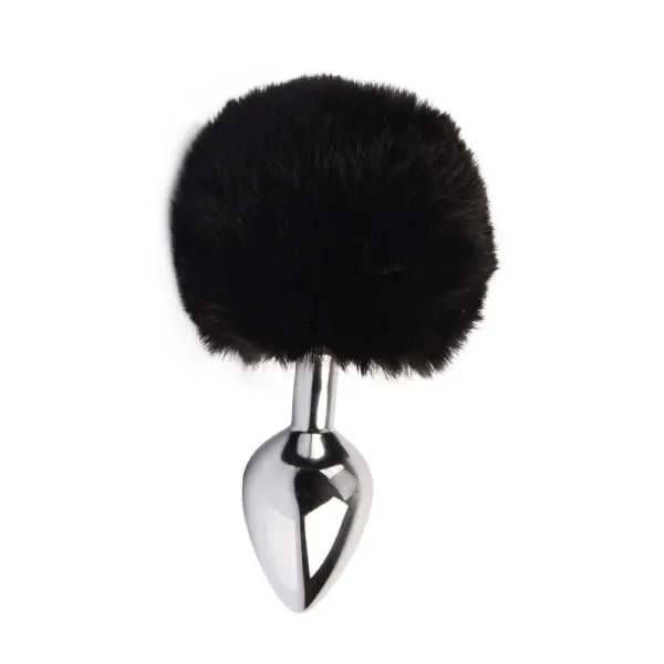 Plug Anale metallo bunny Tail 14 cm