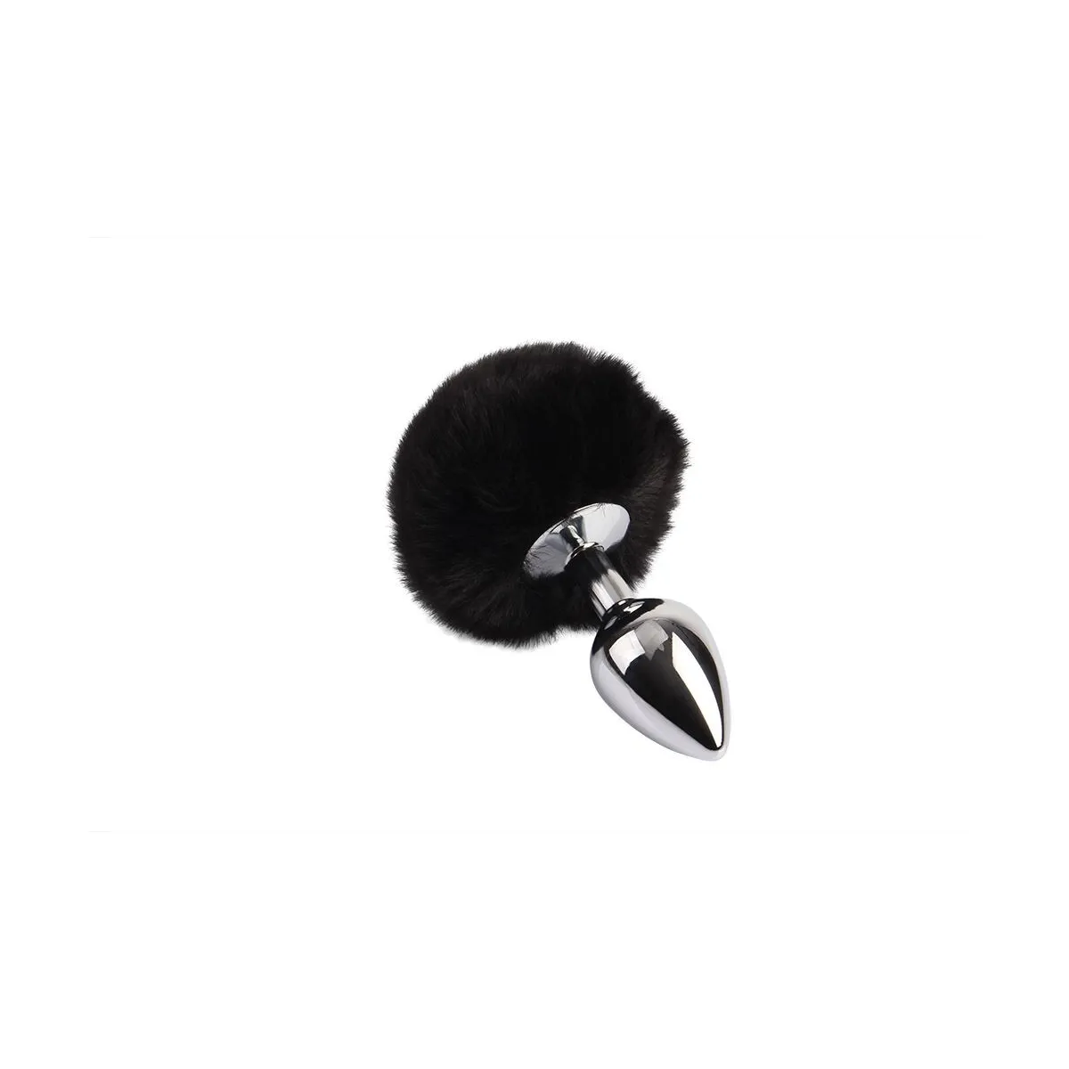 Plug Anale metallo bunny Tail 14 cm