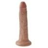 Fallo realistico ventosa Cock mulatto 19,5 cm
