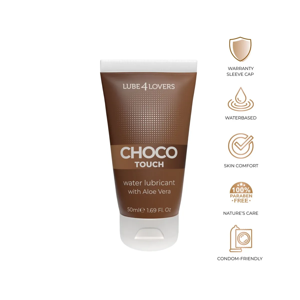 Lubrificante base acqua aroma cioccolato