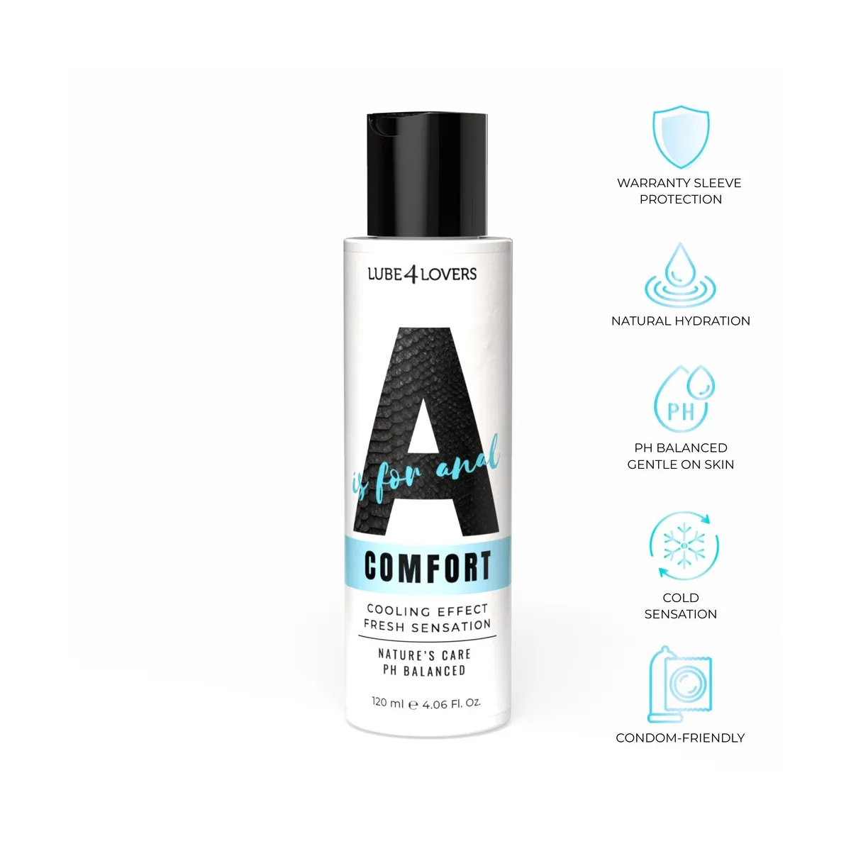 Lubrificante Anale Comfort effetto freddo