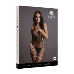 Tuta bodystocking fianchi e cavallo aperti