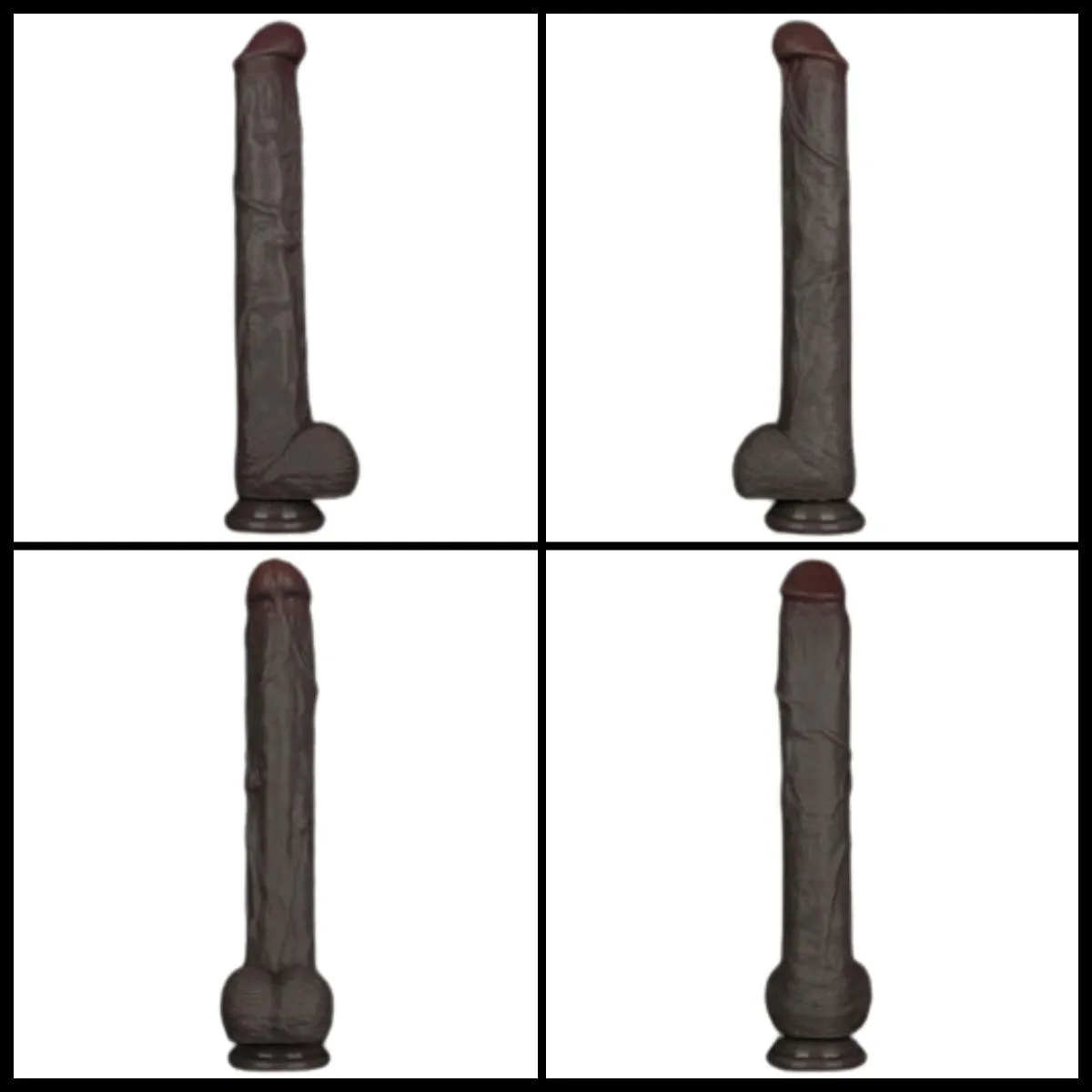 Dildo Maxi realistico con ventosa da 37,5 cm
