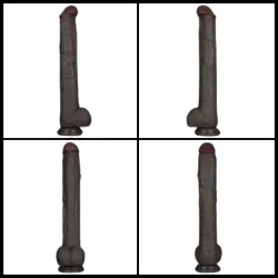 Dildo Maxi realistico con ventosa da 37,5 cm