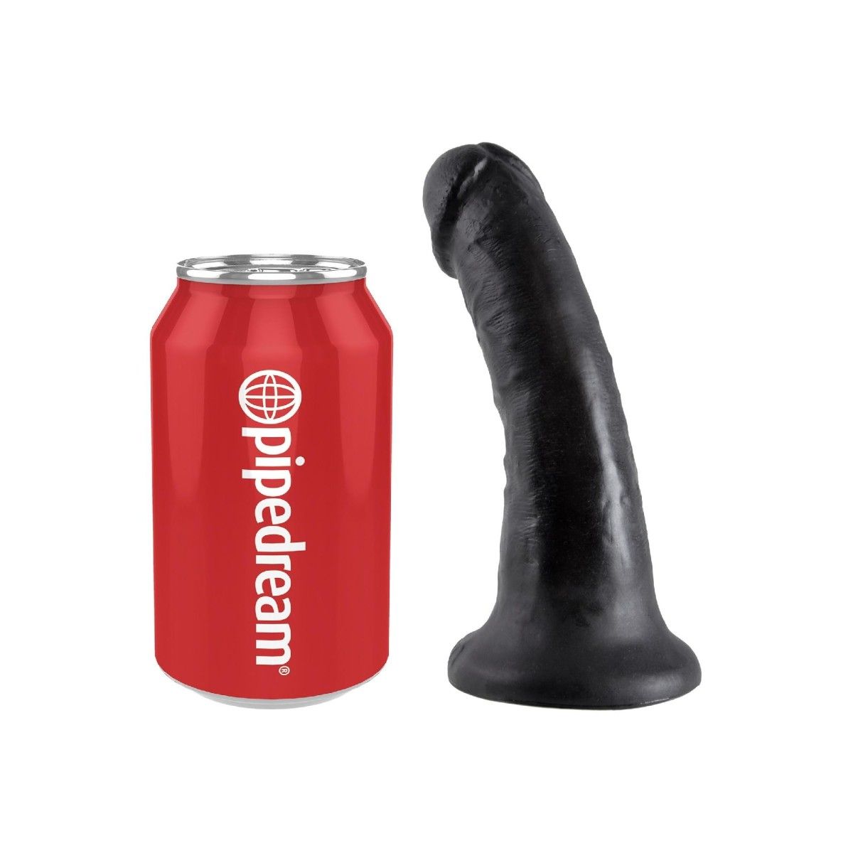 Fallo realistico king cock dildo 6 black