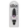 Vibratore realistico king cock 18 cm nero Vibratore realistico king cock 18 cm nero