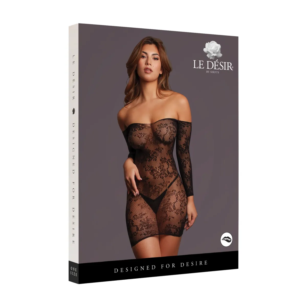 Mini abito sexy pizzo con spalle scoperte