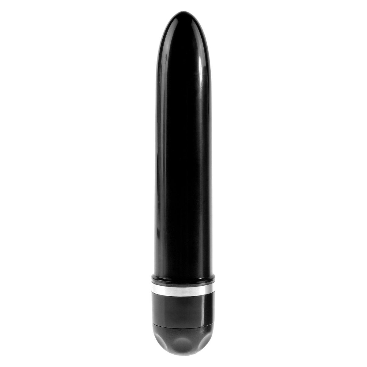 Vibratore dildo realistico king cock nero